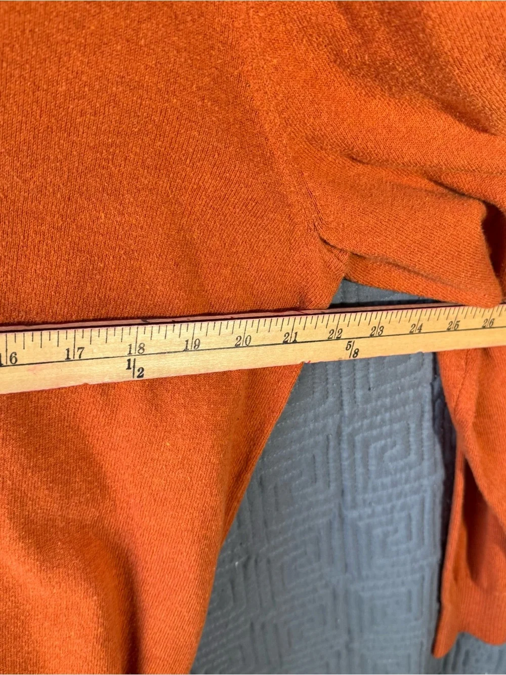 Old Navy Orange Heather Solid Crew Neck Sweater XL Knit Fall Winter Men 2014